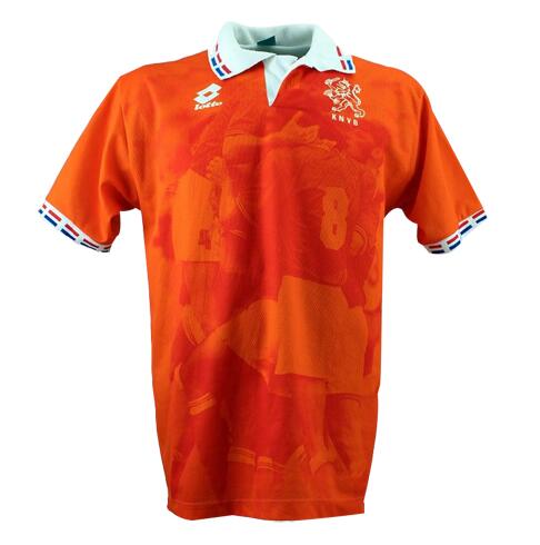 1996 Netherlands Retro Home Kit Soccer Jersey